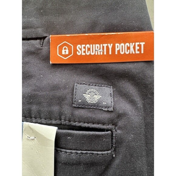 Dockers Men's Shorts Straight-Leg Supreme Flex Stretch Black Big &Tall 48 - Picture 4 of 9